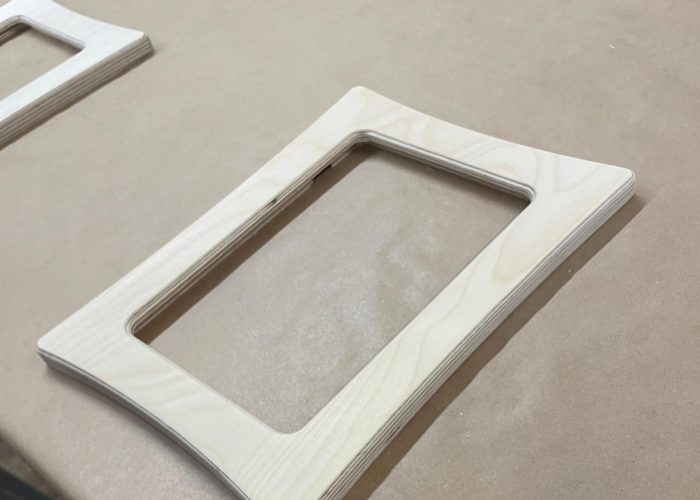 selbstgemachter Holzrahmen